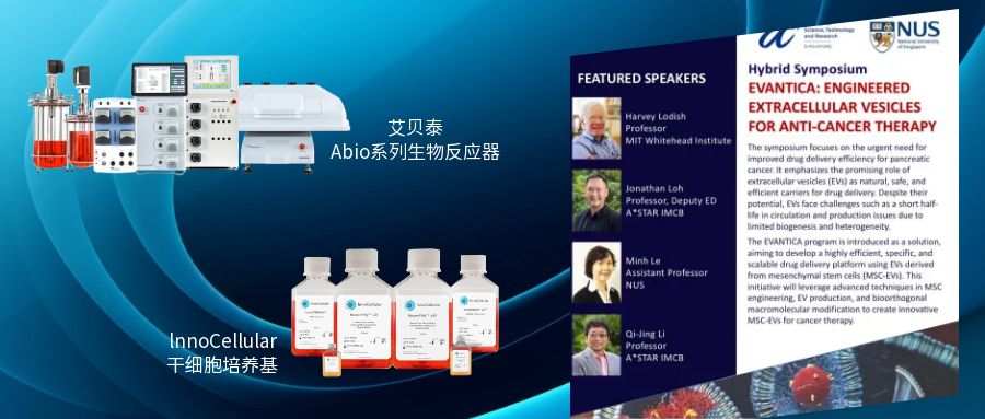 喜訊 | 艾貝泰、InnoCellular與EVANTICA攜手合作推進間充質干細胞外泌體抗癌療法技術開發